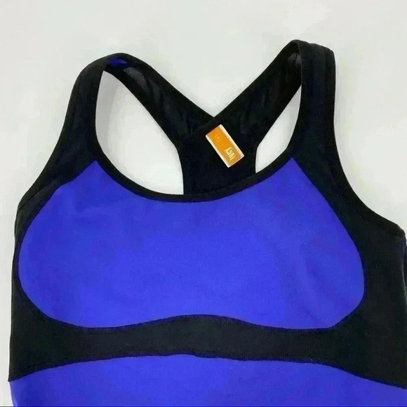 Lucy Razerback Criss Cross Back‎ Mesh Tank Top M - Picture 7 of 13